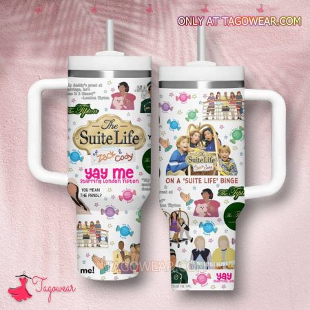 The Suite Life Of Zack And Cody HFN 30oz or 40oz Stainless Steel Tumbler With Handle