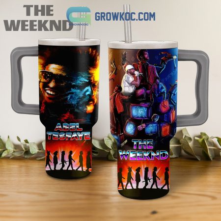 The Weeknd Abel Tesfaye 30oz or 40oz Stainless Tumbler With Handle NVA