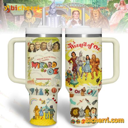 The Wizard Of Oz We’re Off To See The Wizard 30oz or 40oz Stainless Tumbler With Handle NVA