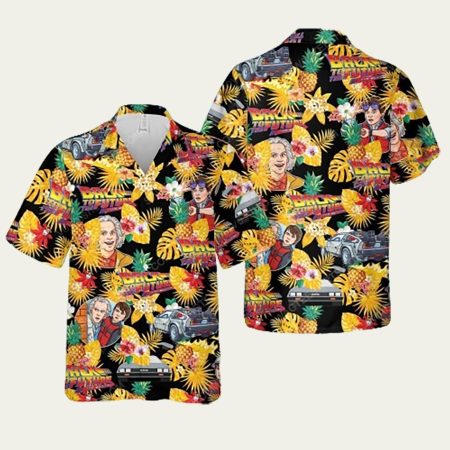 The Back To The Future Movie Summer Hawaiian Shirt