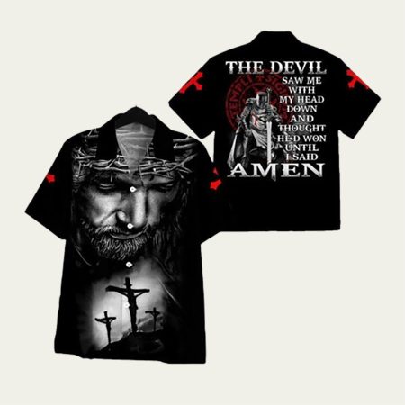 The Devil Saw Me With My Head Down Hawaiian Shirt