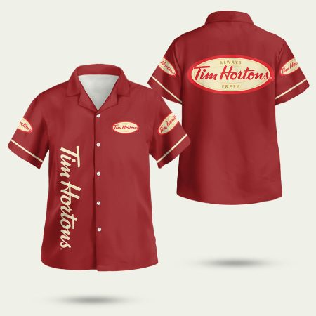 Tim Hortons Coffee Hawaiian Shirt