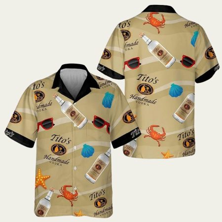 Tito’s Handmade Vodka Funny Hawaiian Shirt