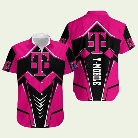 Tmobile Logo Inside Me Pink Pattern Hawaiian Shirt