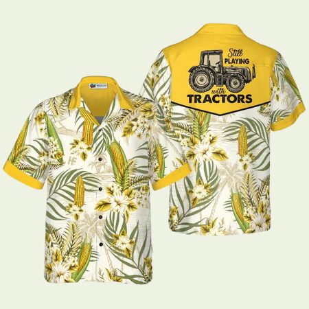 Still Playing With Tractors Hawaiian Shirt