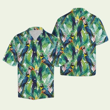 Tropical Parrot Hawaiian Shirt