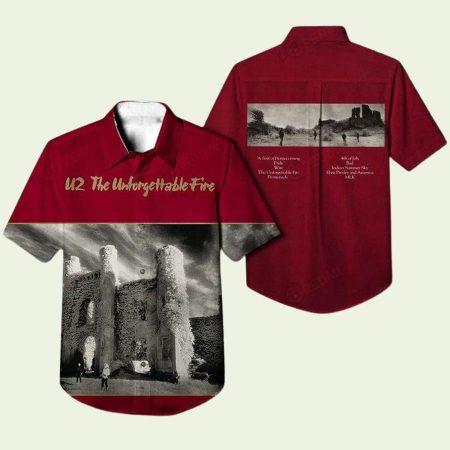 U2 Band Unforgettable Fire Album Hawaiian Shirt
