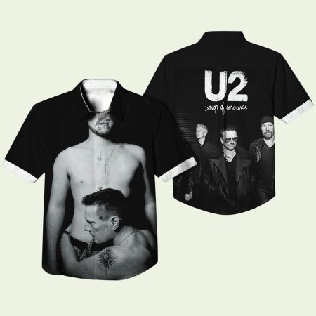 U2 Songs Of Innocence Album Cover Hawaiian Shirt