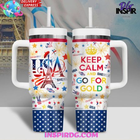 USA Olympic Paris 2024 30oz or 40oz Stainless Tumbler With Handle NVA