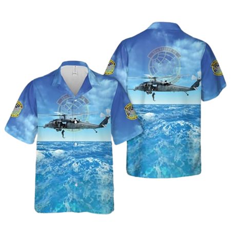Us Air Force 38Th Rescue Squadron Sikorsky Hh 60G Pave Hawk Hawaiian Shirt