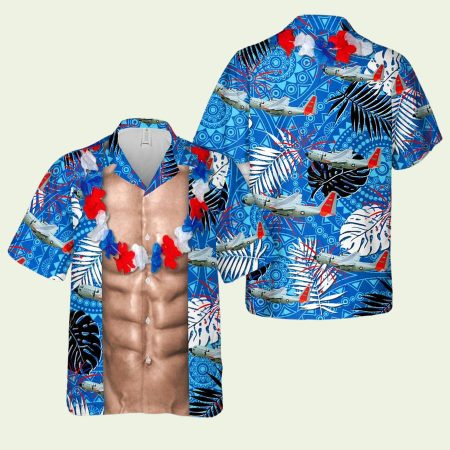 Us Air Force Lockheed 4Th Of July Hawaiian Shirt