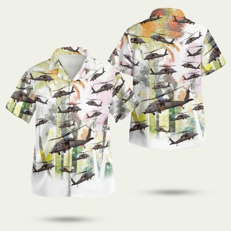 US Air Force Sikorsky HH60 Pave Hawk Hawaiian Shirt