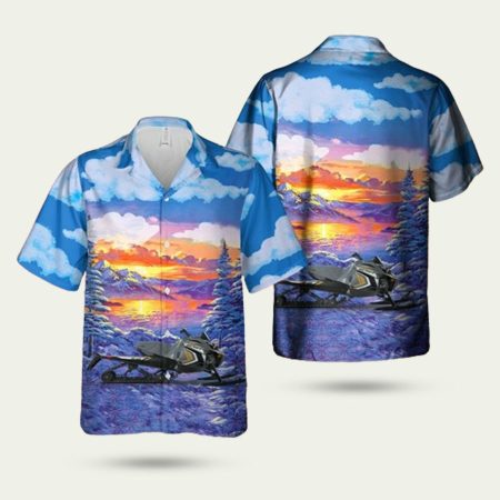 Us Arctic Cat Snowmobiles Blast Xr Hawaiian Shirt