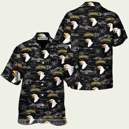 Us Army 101St Airborne Division Summer Hawaiian Shirt
