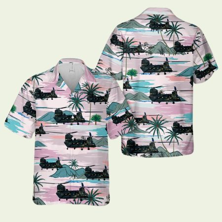 Us Army Boeing Beast Chinook 160Th Soar Night Stalkers Hawaiian Shirt