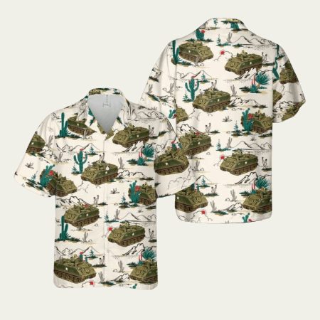 Us Army M113 Apc Hawaiian Shirt