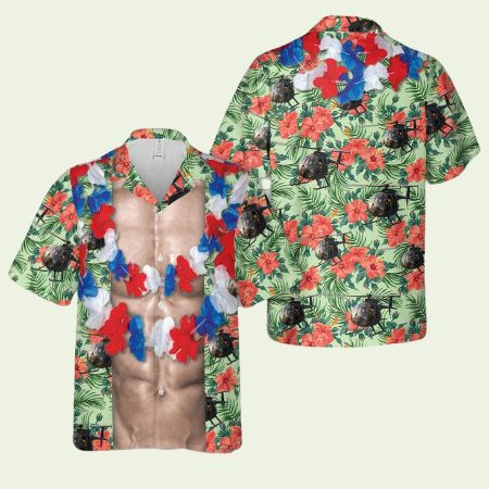 Us Army Md Helicopters Little Bird Hawaiian Shirt