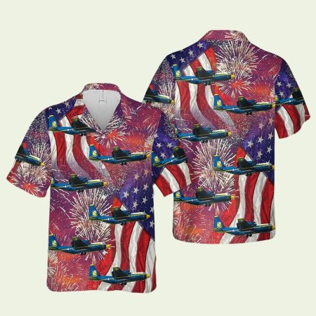 Us Marine Lockheed Martin Herculesfat Albert 4Th Of July Hawaiian Shirt