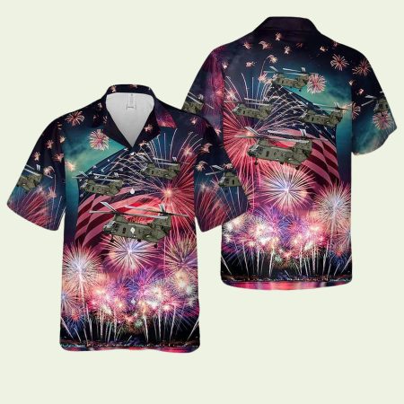 Us Marine Sea Knight The Phrog 4Th Of July Hawaiian Shirt