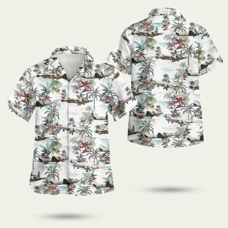 US Navy Lockheed P 3 Orion Hawaiian Shirt