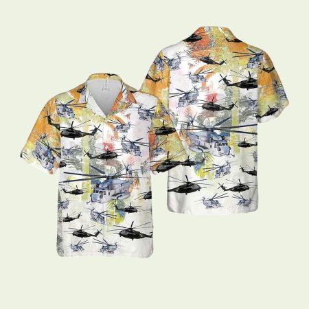 Us Navy Sikorsky Ch 53E Super Stallion 2 Hawaiian Shirt