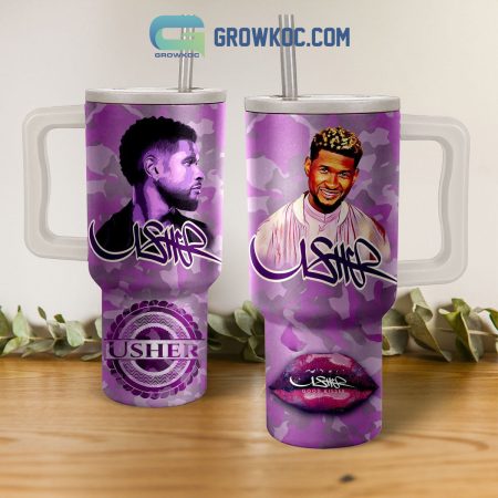 Usher Good Kisser Valentine  30oz or 40oz Stainless Steel Tumbler With Handle HG