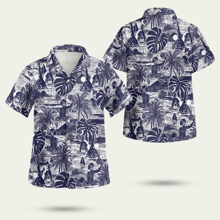 Vintage water tropical Hawaiian Shirt