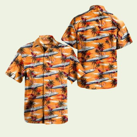 Virgin Atlantic Airbus Hawaiian Shirt