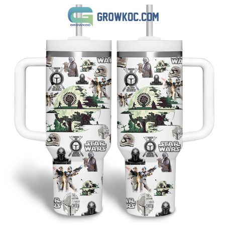 Weapons Are Parts Of My Religion Star Wars  30oz or 40oz Stainless Steel Tumbler With Handle HG White Version