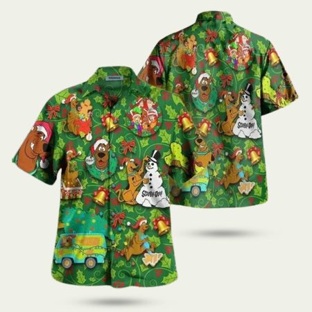 Well all be home for christmas scooby doo hawaiian shirt