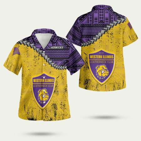 Western Illinois Leathernecks Hawaiian Shirt