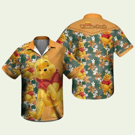 Winnie The Pooh Tropical Vintage Hawaiian Shirt