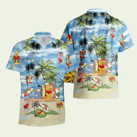 Winnie The Pooh Summer Time Beautiful Hawaiian Shirt