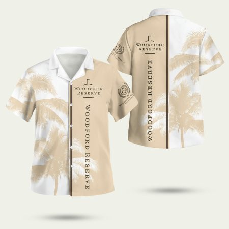 Woodford Reserve Whiskey Palm Tree Hawaiian Shirt