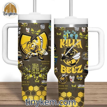 Wu-tang Clan Killa Beez 30oz or 40oz Stainless Steel Tumbler With Handle HG