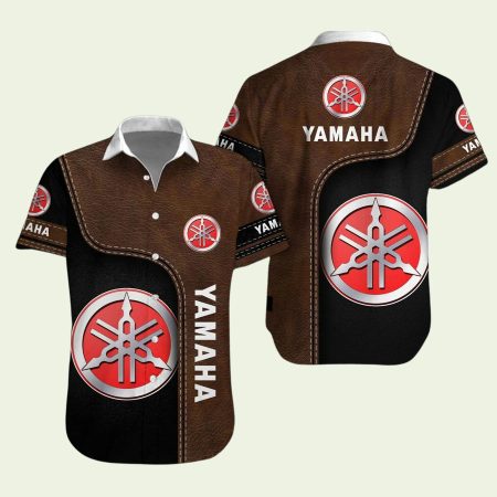 Yamaha Motorcycle Retro Hawaiian Shirt