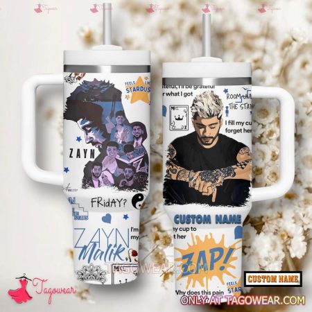 Zayn Malik Personalized HFN 30oz or 40oz Stainless Steel Tumbler With Handle
