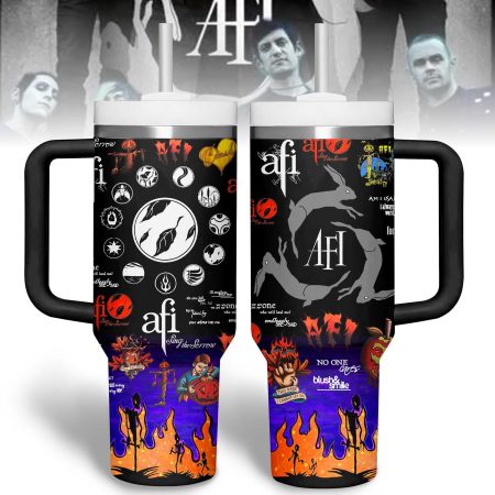 AFI Music Custom Stanley Quencher  30oz or 40oz Stainless Steel Tumbler With Handle HG Stainless Steel Tumbler With Handle