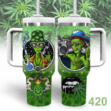 Ailen Smoking Custom Quencher Stainless Steel Custom Quencher 30oz or 40oz Stainless Steel Tumbler With Handle HG