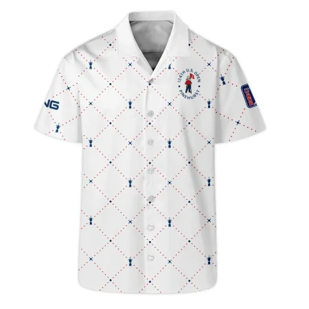 Argyle Pattern With Cup 124th U.S. Open Pinehurst Ping Hawaiian Shirt Style Classic Oversized Hawaiian Shirt