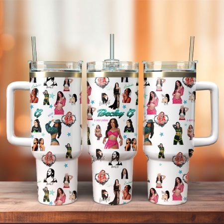 Becky G Music Custom Stanley Cup 40 oz 30 oz Tumbler With Handle HG
