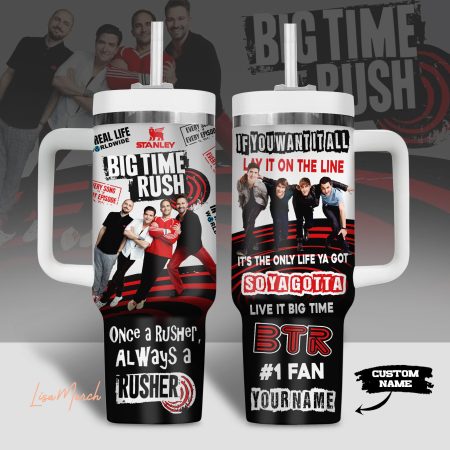 Big Time Rush Music Custom Stanley Cup 40 oz 30 oz Tumbler With Handle