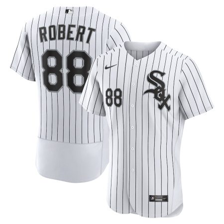 Luis Robert Chicago White Sox Nike Home Player Jersey – White/Black –
