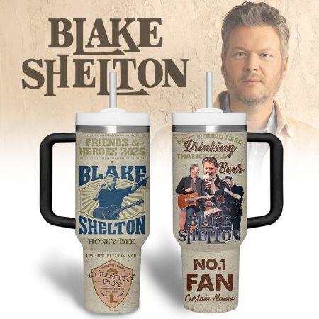 Blake Shelton Music Custom Stanley Cup 40 oz 30 oz Tumbler With Handle