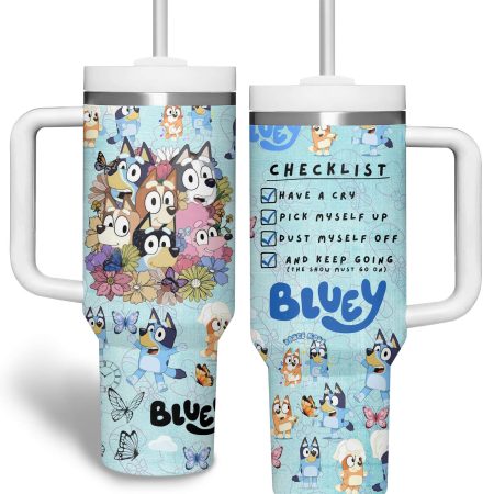 Blu3y TV Series  Custom Quencher 30oz or 40oz Stainless Steel Tumbler With Handle HG