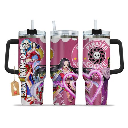 Boa Hancock One Piece Anime  Custom Quencher 30oz or 40oz Stainless Steel Tumbler With Handle HG