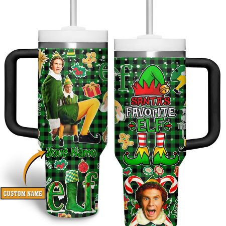Buddy Elf Movies Custom Stanley Cup 40 oz 30 oz Tumbler With Handle