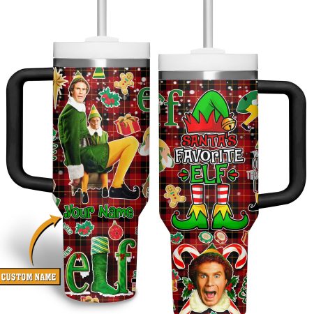 Buddy Elf Movies Custom Stanley Cup 40 oz 30 oz Tumbler With Handle