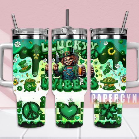 Chucky Horror Movie Custom  Quencher 30 or 40oz  Stainless Steel Tumbler HG With Handle