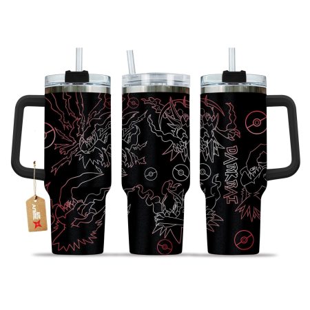 Darkrai Pokemon Anime Custom Stanley Quencher 30oz or 40oz Stainless Steel Tumbler With Handle HG